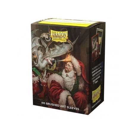 Dragon Shield Brushed Art Sleeves - Christmas Dragon 2021 (100 Sleeves)
