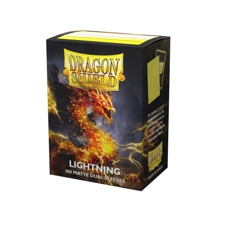 Dragon Shield Dual Matte Sleeves - Lightning 'Ailia' (100 Sleeves)