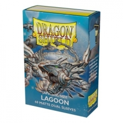 Dragon Shield Japanese size Dual Matte Sleeves - Lagoon 'Saras' (60 Sleeves)