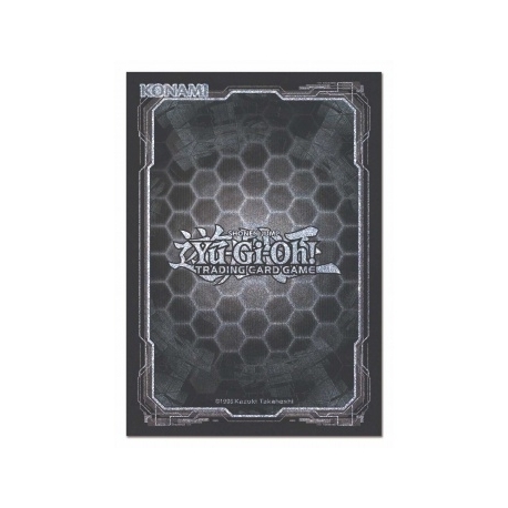 YGO - Hex Black + Silver Sleeves (50 Sleeves) - Japanese Size