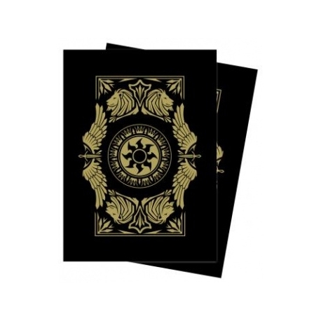 UP - Standard Sleeves for Magic: The Gathering Mana 7 Plains (100 Sleeves)
