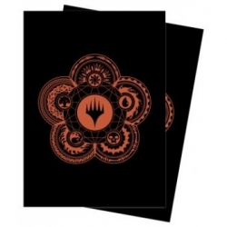 UP - Standard Sleeves for Magic: The Gathering Mana 7 Color Wheel (100 Sleeves)