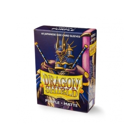 Dragon Shield Small Sleeves - Japanese Matte Purple (60 Sleeves)