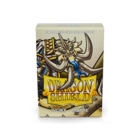 Dragon Shield Small Sleeves - Japanese Matte Ivory (60 Sleeves)