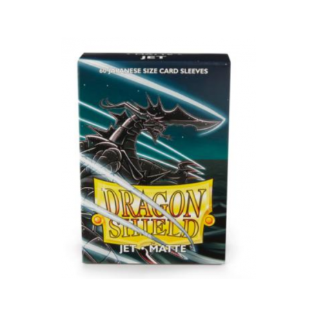 Dragon Shield Small Sleeves - Japanese Matte Jet (60 Sleeves)