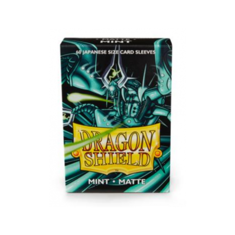 Dragon Shield Small Sleeves - Japanese Matte Mint (60 Sleeves)