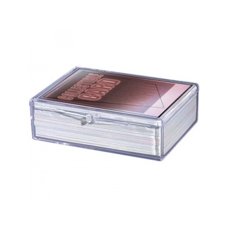 UP - Hinged Clear Box - (For 50 Cards)