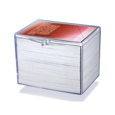 UP - Hinged Clear Box - (For 150 Cards)