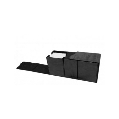 UP - Suede Collection Alcove Vault Deck Box - Jet