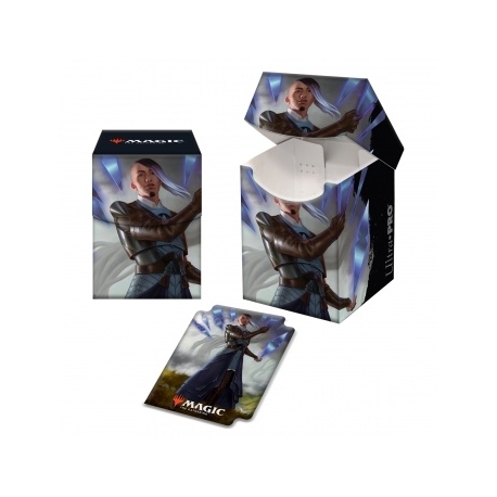 UP - Magic: The Gathering Kaldheim PRO 100+ Deck Box featuring Planeswalker Art 3