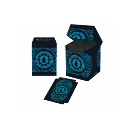UP - 100+ Deck Box for Magic: The Gathering Mana 7 Island