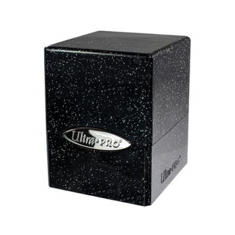 UP - Satin Cube - Glitter Black