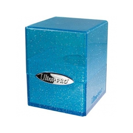 UP - Satin Cube - Glitter Blue