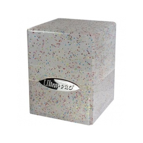 UP - Satin Cube - Glitter Clear