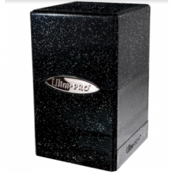 UP - Satin Tower - Glitter Black
