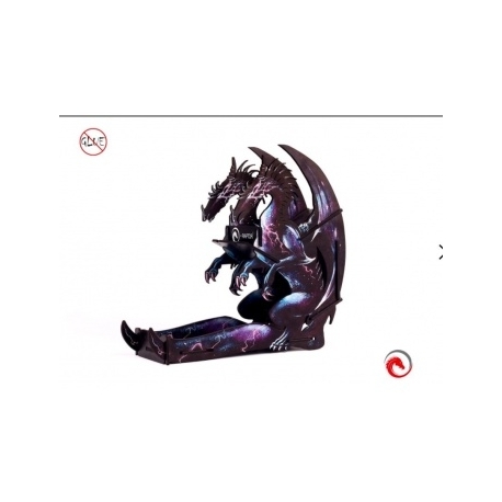 e-Raptor Dice Tower Dragon Black UV Overprint