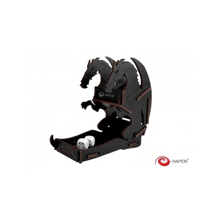 e-Raptor Dice Tower Dragon Black Small