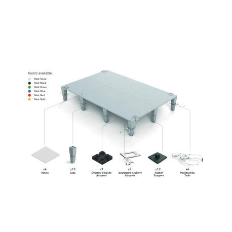AdapTableTop modular system for boardgames (grey)