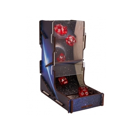 e-Raptor Dice Tower UV Print Space Journey