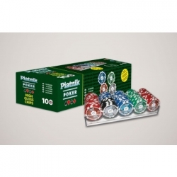 Piatnik Poker Set 100 High Gloss Chips