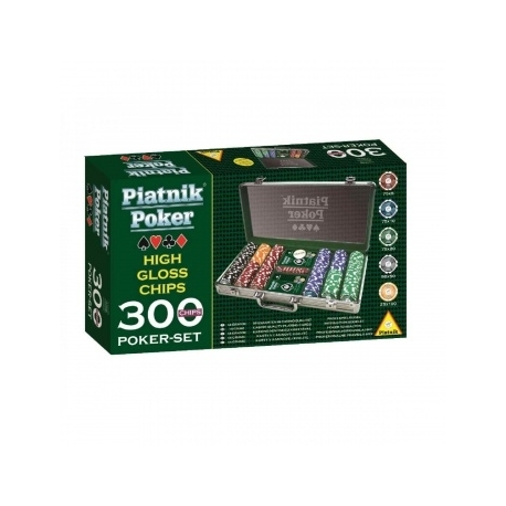 Piatnik Poker Set 300 High Gloss Chips