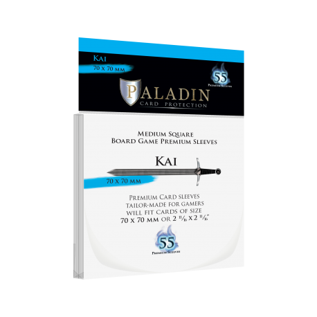 Paladin Sleeves - Kai Premium Square 70x70mm (55 Sleeves)