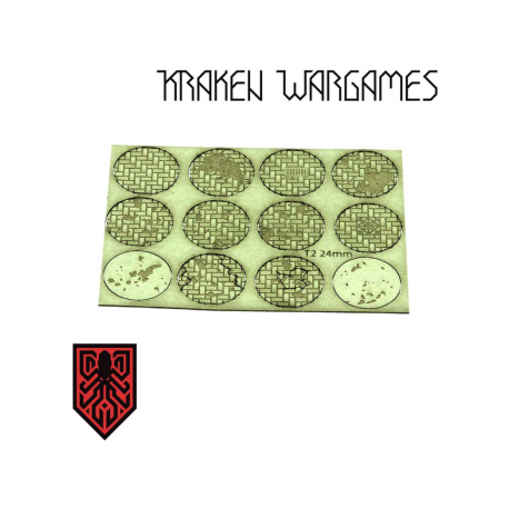 Kraken Wargames - Base Topper T2 24 mm (10)