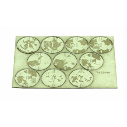 Kraken Wargames - Base Topper T4 32 mm (10)
