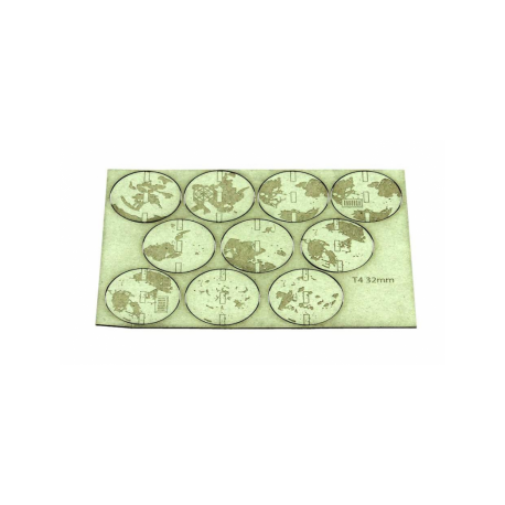 Kraken Wargames - Base Topper T4 32 mm (10)