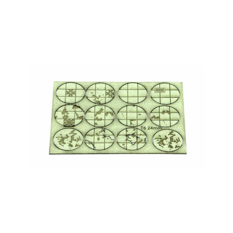 Kraken Wargames - Base Topper T6 24 mm (10)