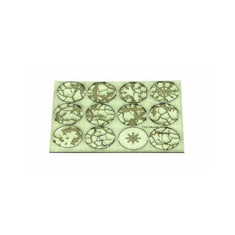 Kraken Wargames - Base Topper T10 24 mm (10)