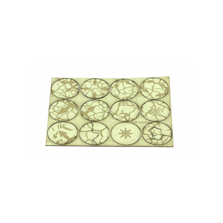 Kraken Wargames - Base Topper T10 32 mm (10)