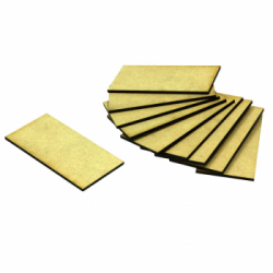 Kraken Wargames - MDF Base Square 50x100mm (10)