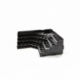 Kraken Wargames Black Paint Rack: Eck Farbregal Top (Dropper)