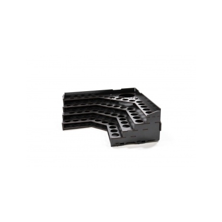 Kraken Wargames Black Paint Rack: Eck Farbregal Top (Dropper)