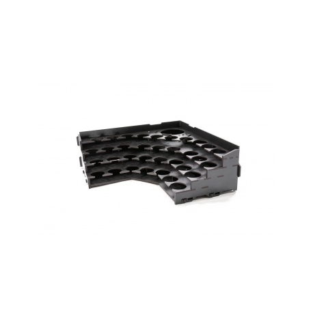 Kraken Wargames Black Paint Rack: Eck Farbregal Top (Pigment)