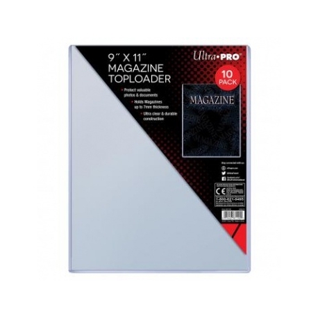 UP - 9 X 11-1/4" Thick Magazine Toploader 10ct"
