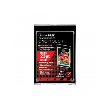 UP - 23PT Black Border UV ONE-TOUCH Magnetic Holder