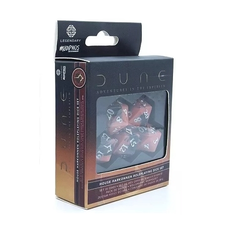 Dados Dune: Harkonnen (rojos)