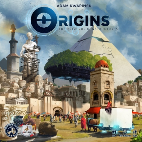 Origins: First Builders board game from Maldito Games