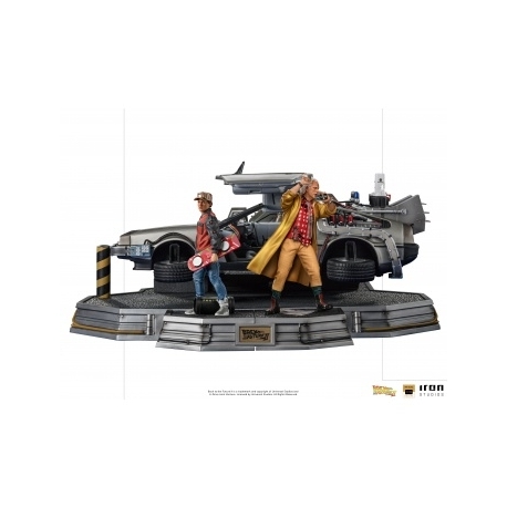 DeLorean Full Set Deluxe - Back to the Future Part II - Art Scale 1/10