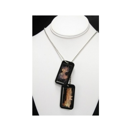 Twilight Breaking Dawn Epoxy Dog Tags Edward with Necklace