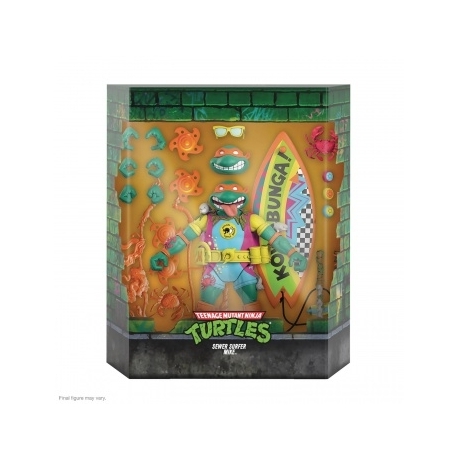 Teenage Mutant Ninja Turtles ULTIMATES Wave 6 Sewer Surfer Mike Figure