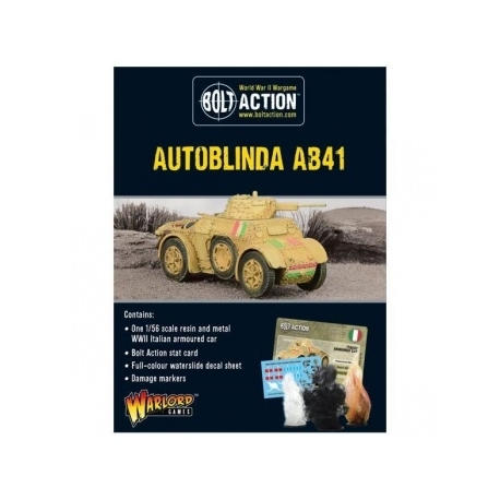 Bolt Action Autoblinda AB41 Armoured Car - EN