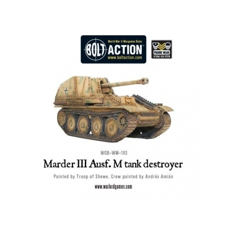 Bolt Action Marder III Ausf. M tank destroyer (Inglés)