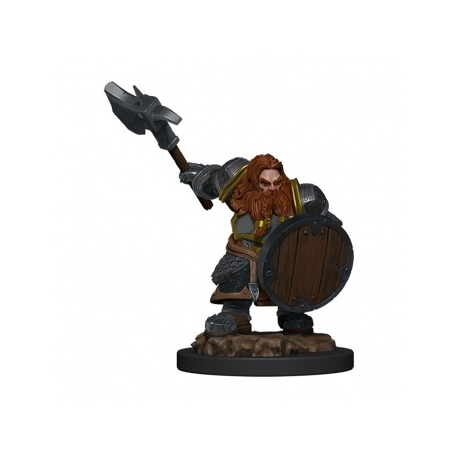 D&D Icons of the Realms Premium Figures: Dwarf Fighter Male (6 Units) - EN
