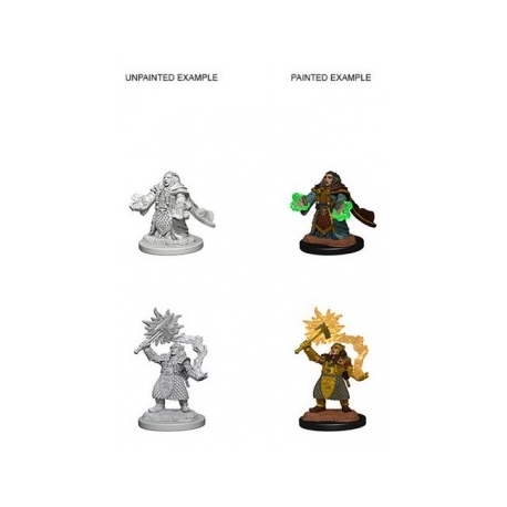 D&D Nolzur's Marvelous Miniatures - Dwarf Female Cleric (6 Units)