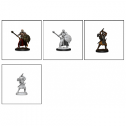 D&D Nolzur's Marvelous Miniatures - Human Barbarian Male (6 Units)