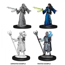 D&D Nolzur's Marvelous Miniatures - Male Elf Wizard (6 Units)