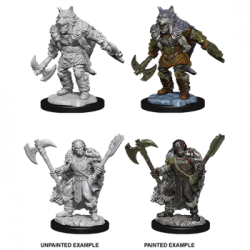 D&D Nolzur's Marvelous Miniatures - Male Half-Orc Barbariann (6 Units)
